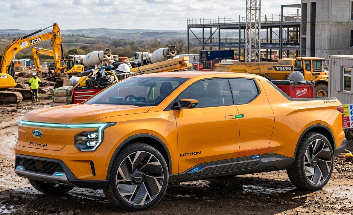 Ford Fathom, Pikap Listrik Futuristik yang Curi Perhatian